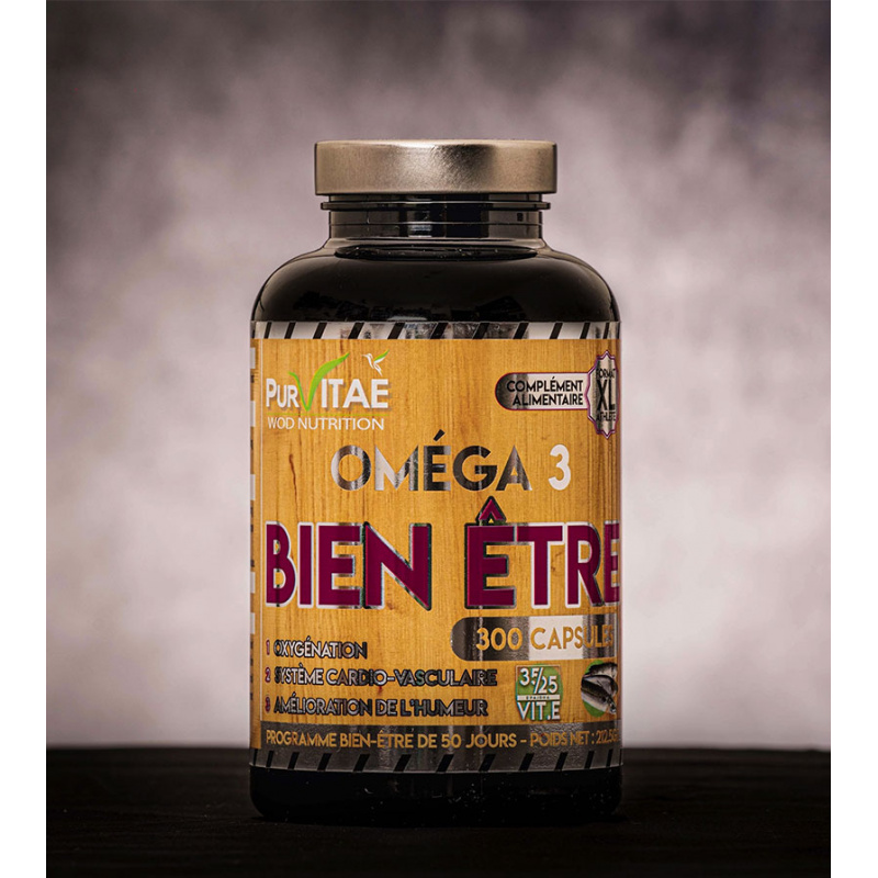 Bien Être Oméga 3 FORMAT XL ATHLETE 300 capsules