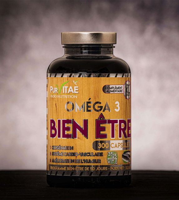 Bien Être Oméga 3 FORMAT XL ATHLETE 300 capsules